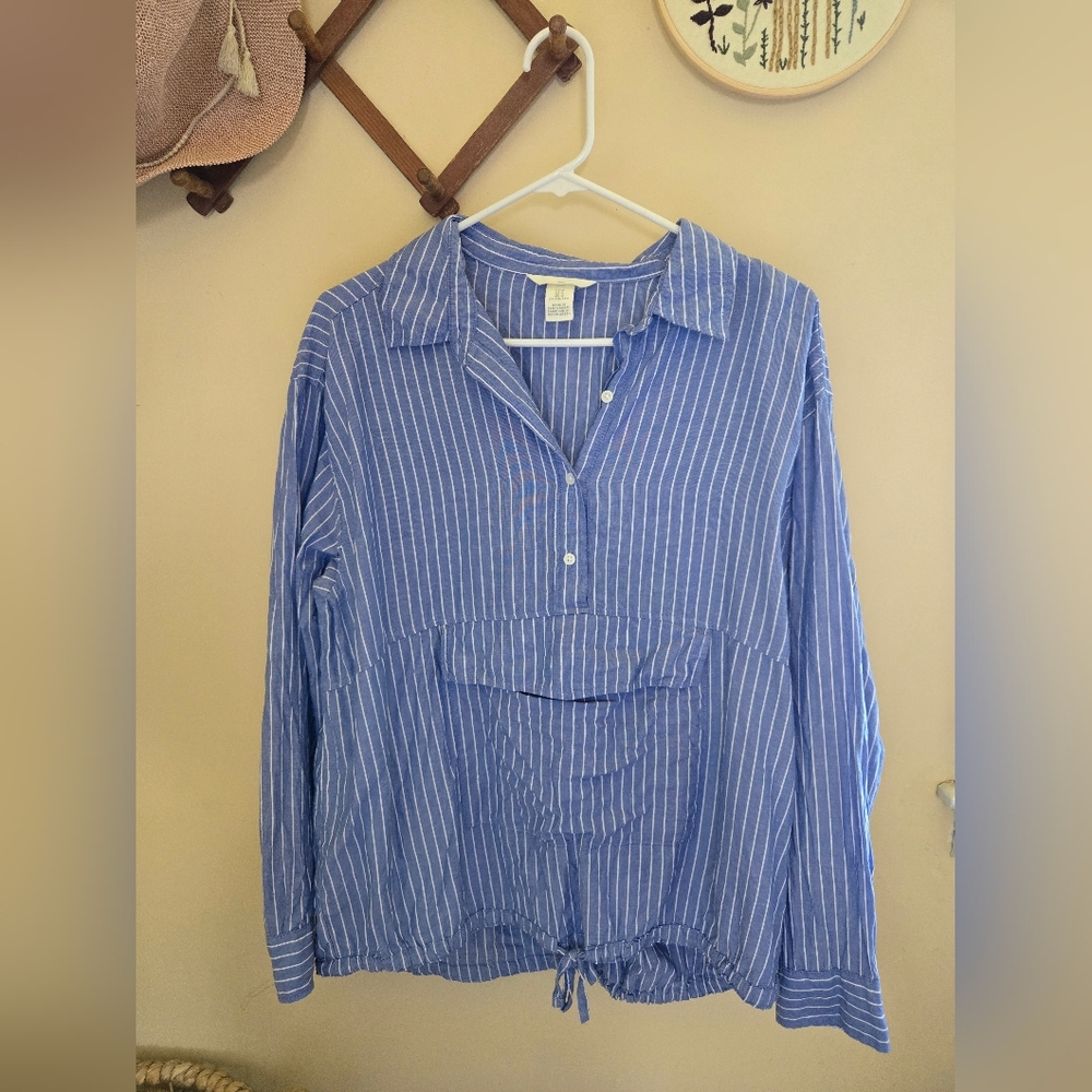 H&M Striped Blouse